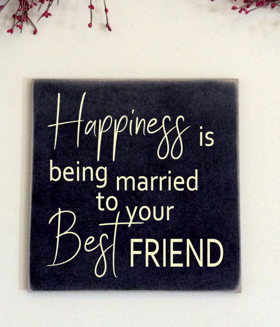 12x12 Happiness is being married